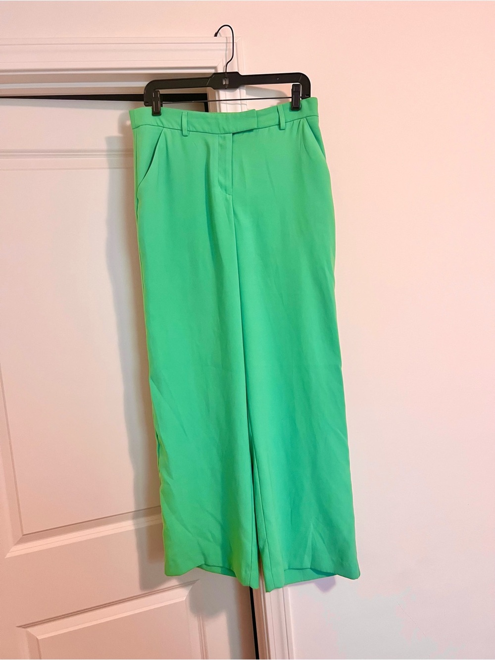 Express Editor Bright Lime Green Dress Pants